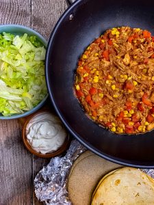 TexMex pulled chicken | Slowcooker
