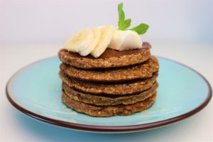 Pancakes met havermout en banaan