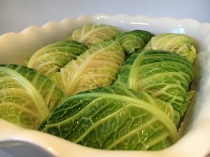 Koolrolletjes met gehakt