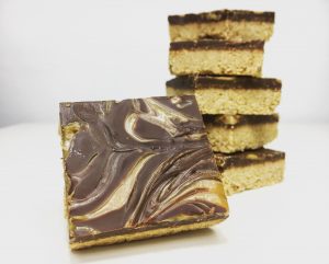 No bake koeken | Chocolade | Pindakaas | Karamel