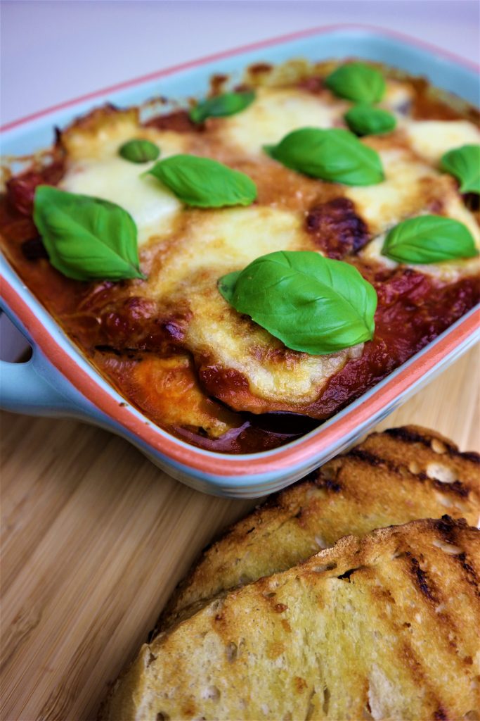 Melanzane alla Parmigiana aubergine lasagne
