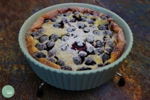 Clafoutis met blauwe bessen | Foodblogswap