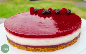 Yoghurttaart met bramen & frambozen | Foodblogswap