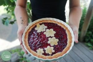 Boterkoek met cranberry compote | Foodblogswap